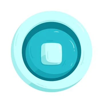 Stop button Иллюстрация