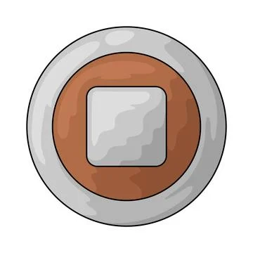 Stop Button illustration Stock Illustration