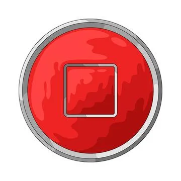 Stop Button illustration イラスト素材