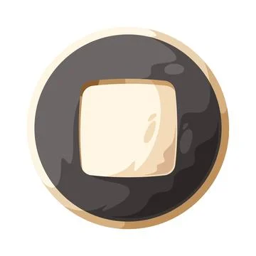 Stop Button illustration Stock Illustration