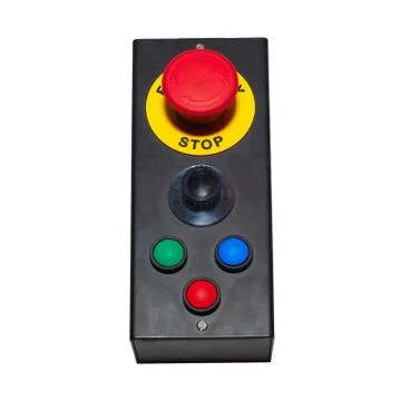 Stop button Stock Photos
