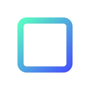 Stop button pixel perfect gradient linear ui icon 스톡 일러스트