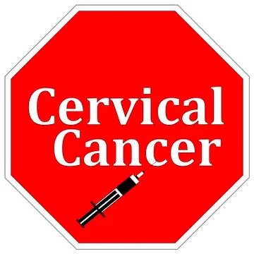 Stop Cervical Cancer Illustrazione stock