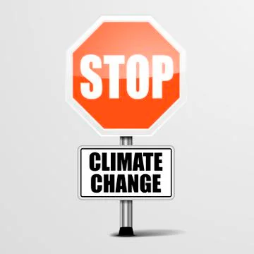 Stop Climate Change Stock Illustration
