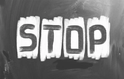 Stop concept Stock Illustration