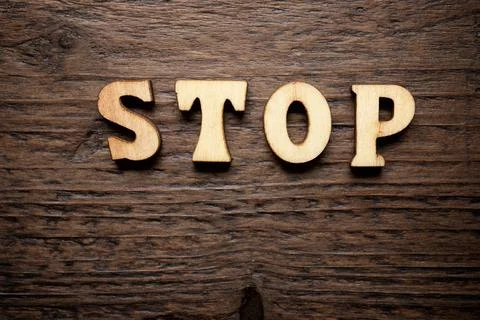 Stop concept view Fotos Stock