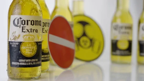 Stop Corona Biohazard Stock Footage 126157547