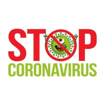 STOP coronavirus (2019-ncov) Stock Illustration