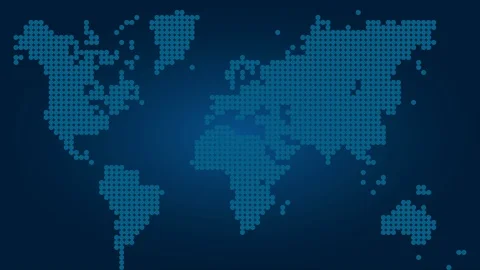 STOP coronavirus (2019-ncov) map footage Stock Footage 126988379