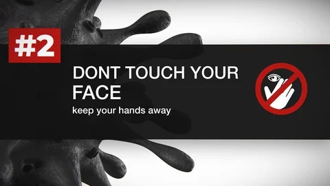 Stop Coronavirus 4K Video stock 128195073