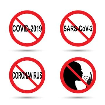 Stop coronavirus concept Stock Illustration