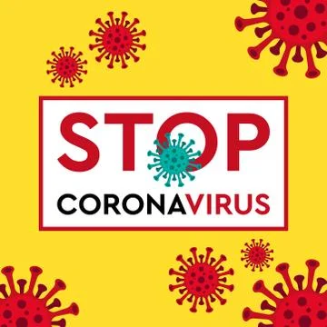 Stop Coronavirus Concept Stock Illustration