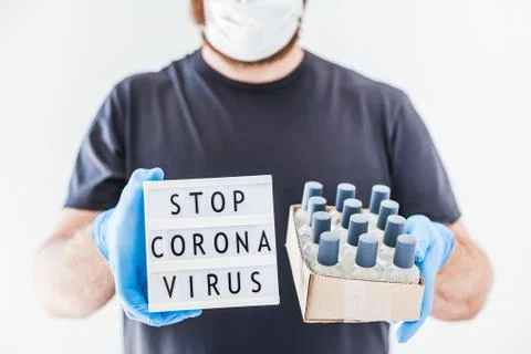 Stop coronavirus concept Stock-Fotos