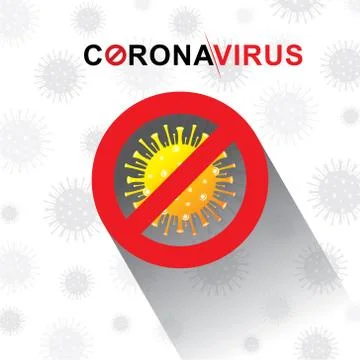Stop Coronavirus Concepts. Stock-Illustration