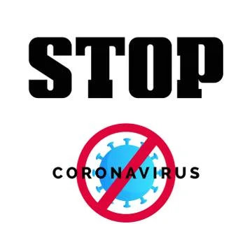 Stop Coronavirus Concepts Illustrazione stock
