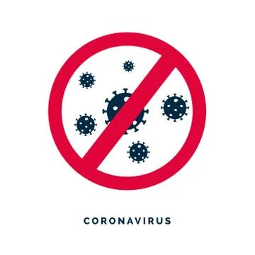 Stop Coronavirus Concepts Illustrazione stock