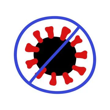 Stop Coronavirus vector symbol Stock-Illustration