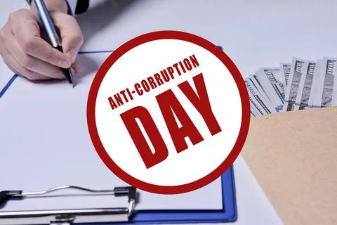 Stop corruption, bribery concepts Stock Photos