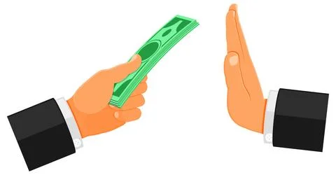 Stop corruption concept Stock-Illustration