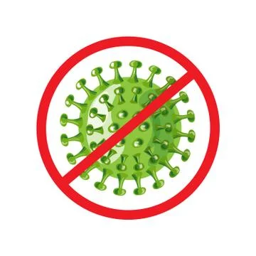 Stop covid-19 coronavirus vector illustration for awareness or alert against Stock Illustration
