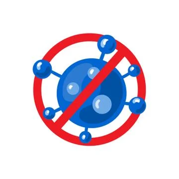 Stop covid-19 coronavirus vector illustration for awareness or alert against 스톡 일러스트