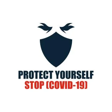 STOP COVID-19 coronavirus. Vector illustration. Stock Illustration