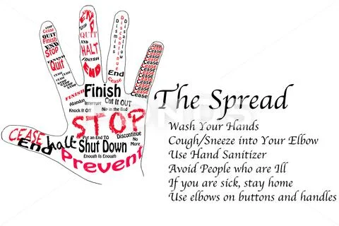 Stop COVID-19 Stock Illustration