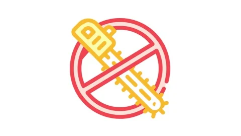 Stop deforestation, crossed out chainsaw color icon animation 스톡 동영상 156651312
