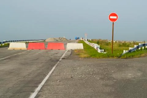 Stop, detour Stock Photos