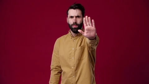 Stop! do not go! it is forbidden! Stock Footage 165620356