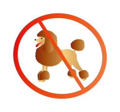 Stop dog Stock Illustration