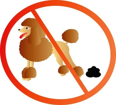 Stop dog Illustrazione stock