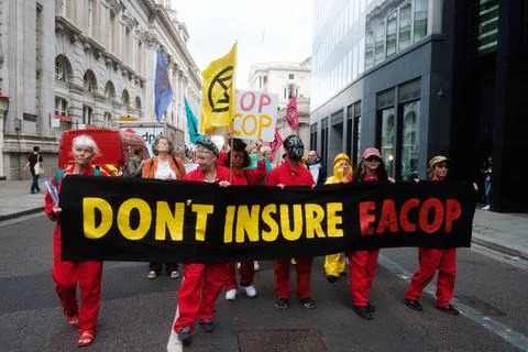  Stop EACOP climate protest, London, UK. London, UK. 30 AUG, 2023. Activis... Stock Photos