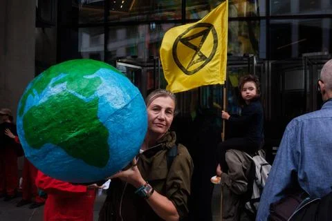  Stop EACOP climate protest, London, UK. London, UK. 30 AUG, 2023. Activis... Stock Photos