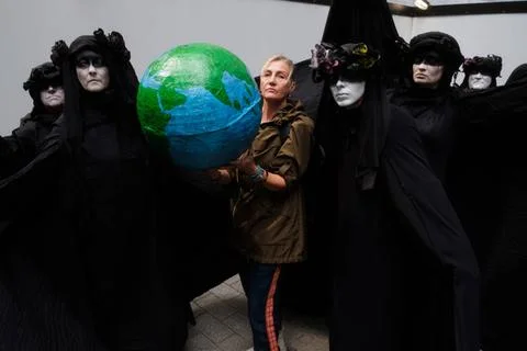  Stop EACOP climate protest, London, UK. London, UK. 30 AUG, 2023. Activis... Stock Photos