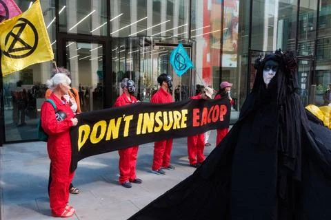  Stop EACOP climate protest, London, UK. London, UK. 30 AUG, 2023. Activis... Stock Photos