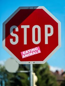 Stop eating animals Stock Photos