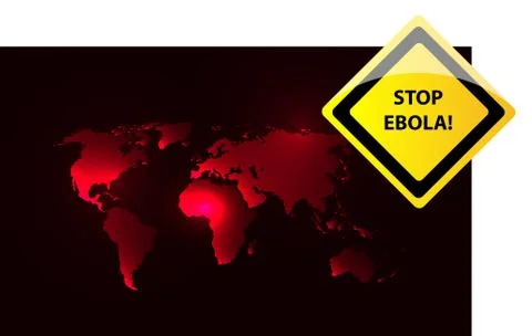 Stop ebola Stock Illustration