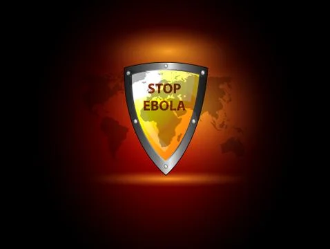 Stop ebola Stock Illustration