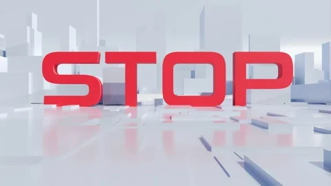 Stop Stock Footage 268404795