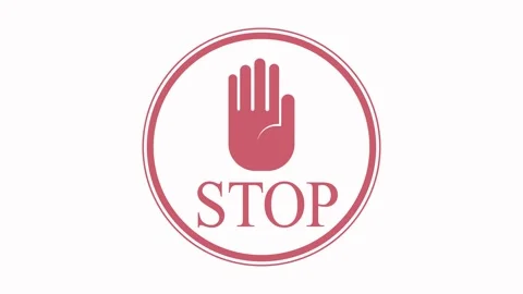 STOP Stock Footage 337296752