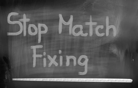 Stop Game Fixing Concept Illustrazione stock