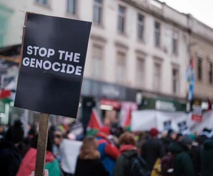 Stop The Genocide March Foto stock