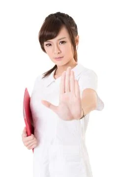 Stop gesture Stock Photos