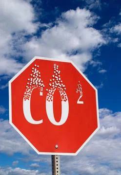 Stop global warming and control your carbon footprint. Stock Photos