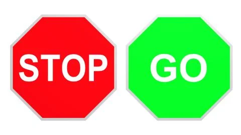 Stop-Go Stock Illustration