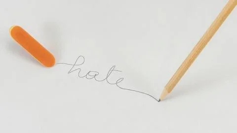 Stop hating! Stock Photos