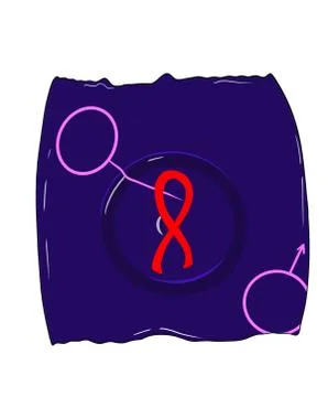 Stop HIV and AIDS Stockillustratie