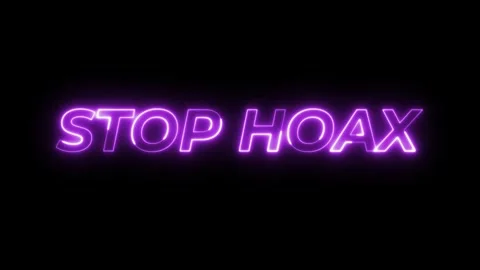Stop Hoax:  A Call to Action Against Misinformation Video stock 306060965
