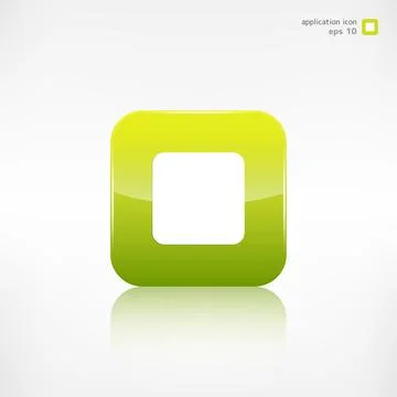 Stop icon. Application button vector illustration. Stock Illustration